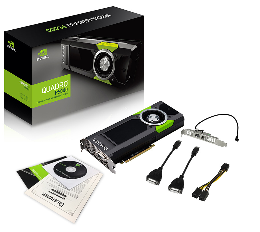 Nvidia Quadro P5000 工作站显示卡 Leadtek 7529